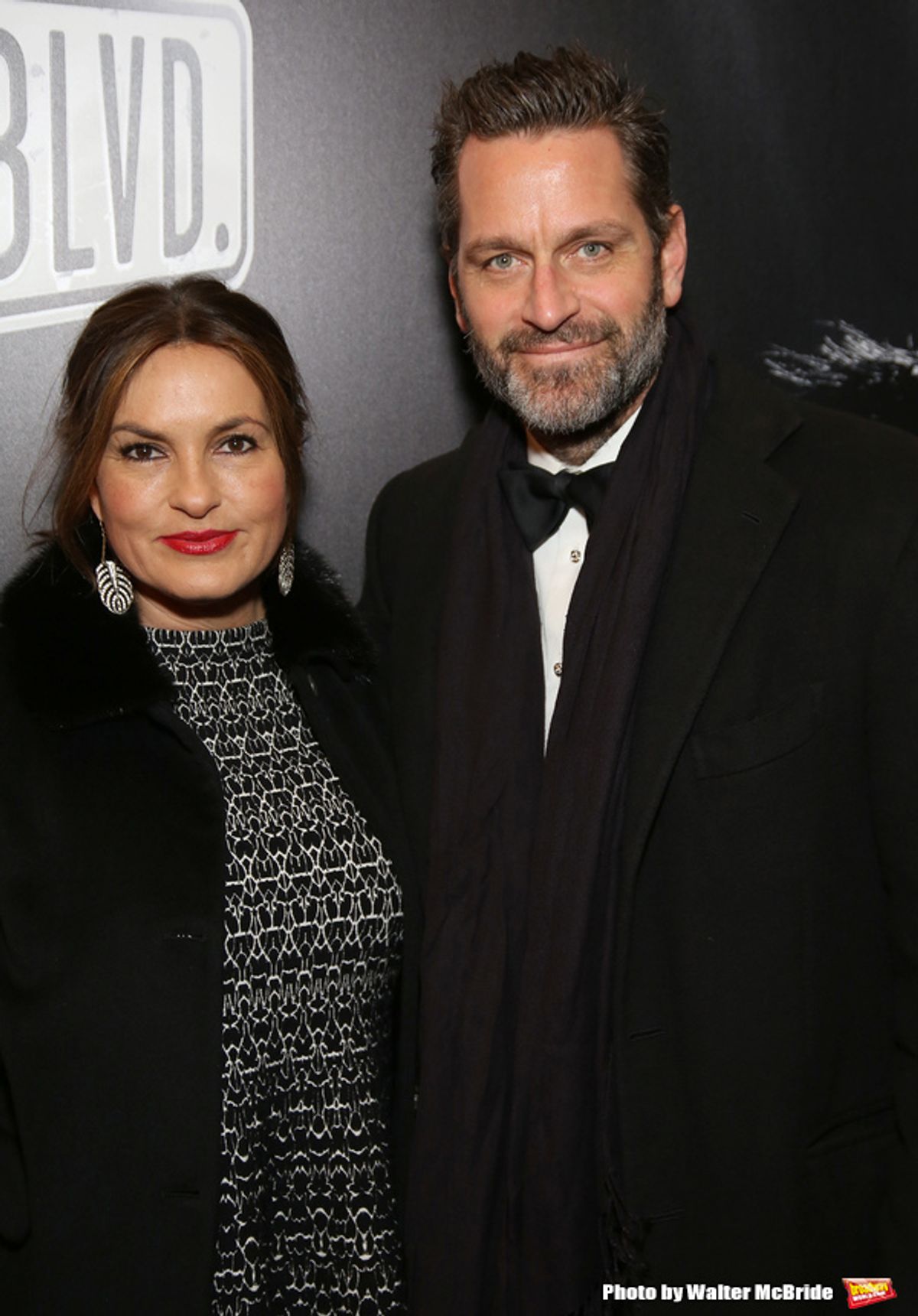 Mariska Hargitay and Peter Hermann  at 