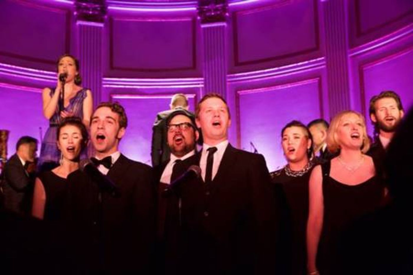 Photo Flash: Brian Stokes Mitchell, Danny Burstein and More Celebrate Adrienne Arsht's 75th Birthday  Image