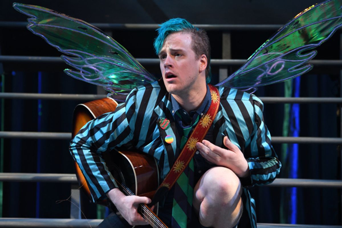 Teddy Lytle as a fairy at 