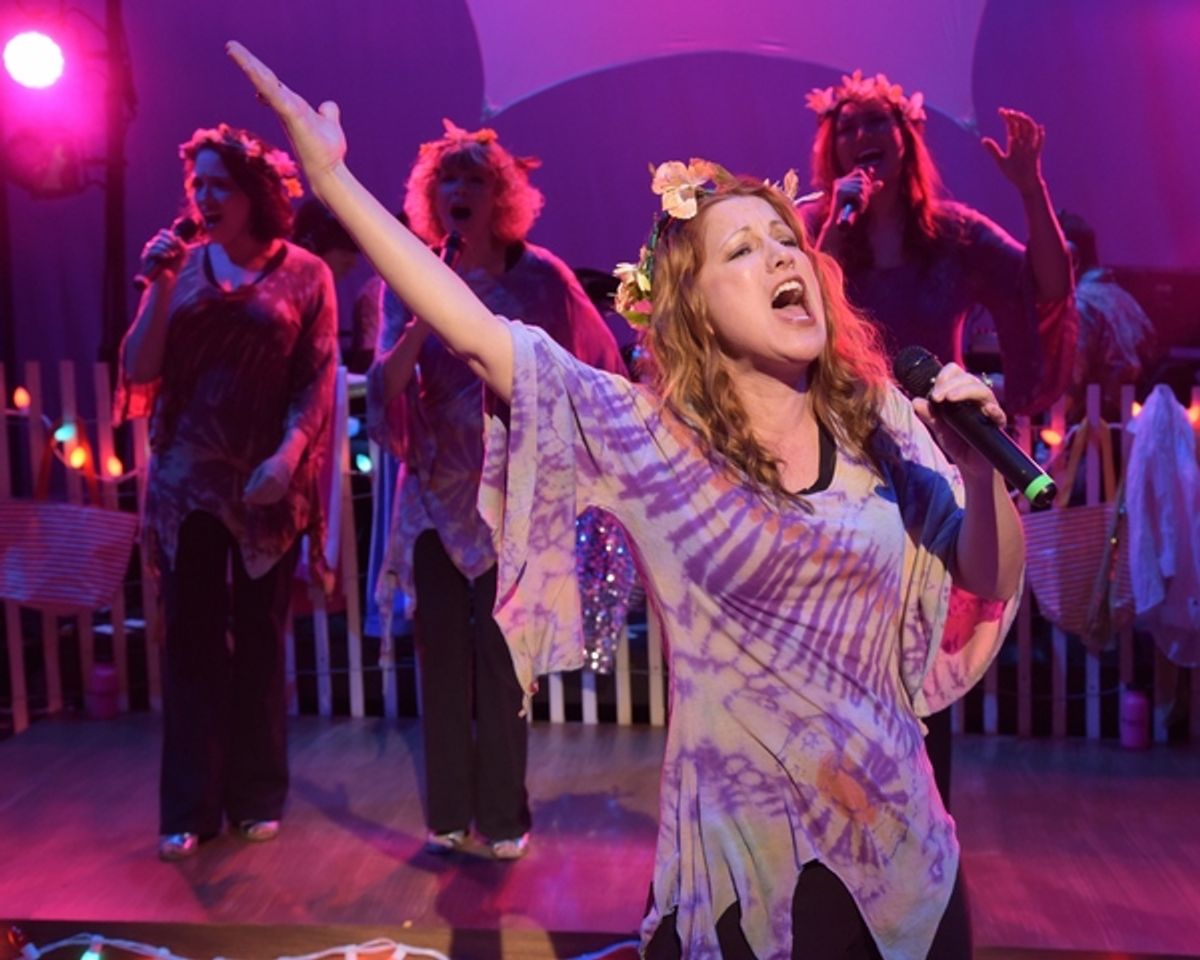 Anne Fraser Thomas (with Bikinis back-up) at 