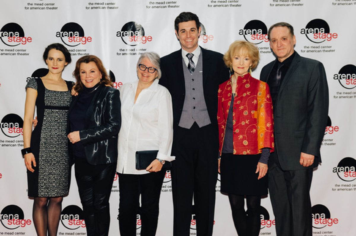 Natalia Payne (Marthe De Brancovis), Marsha Mason (Fanny Farrelly), director Jackie Maxwell, Thomas Keegan (David Farrelly), Helen Hedman (Anise) and Andrew Long (Kurt MÃ¼ller) at 