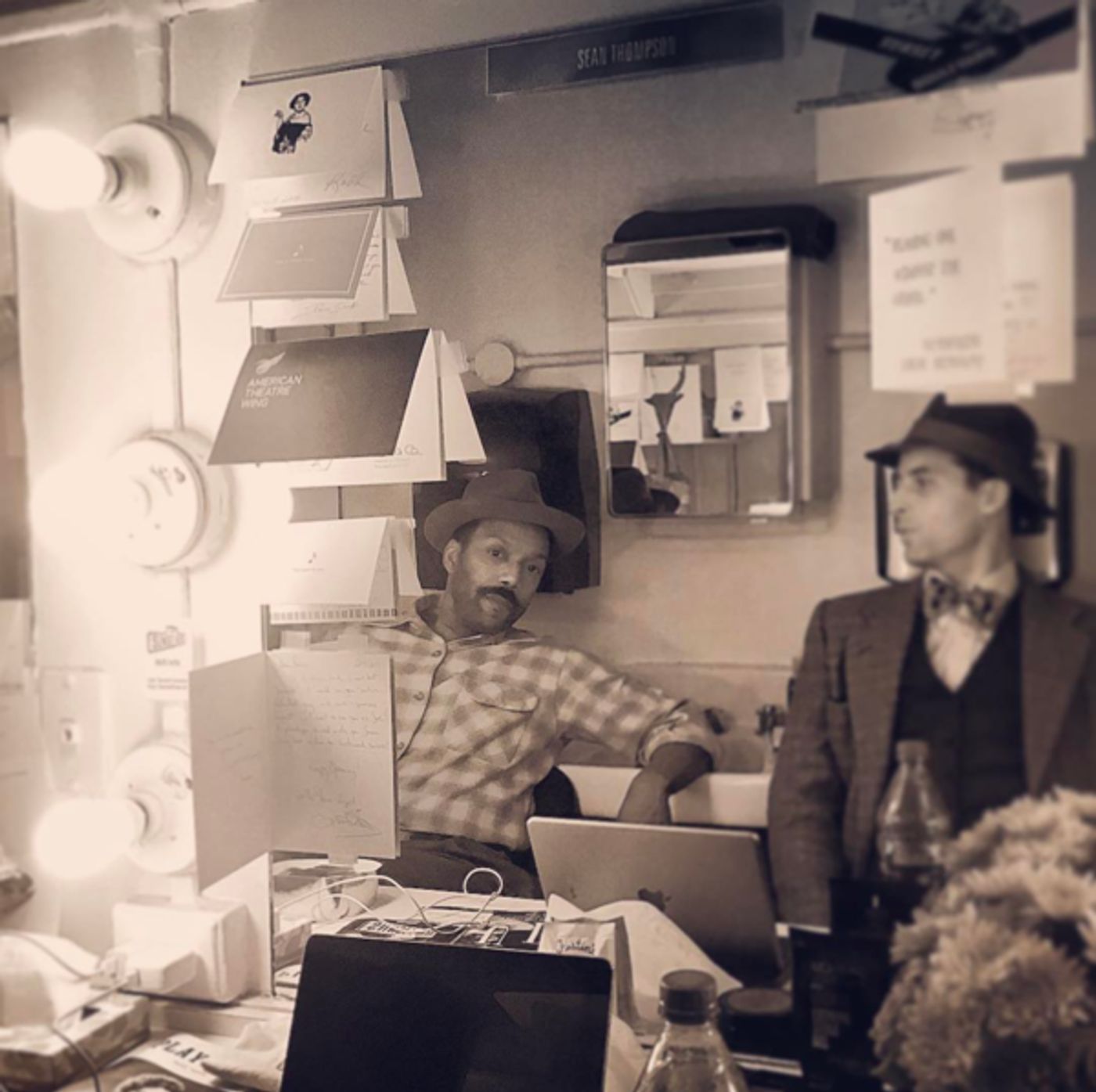 Photo Flash: It's Saturday Night on SUNSET BOULEVARD, THE BODYGUARD Plays to Full Houses, and More Saturday Intermission Pics!  Image