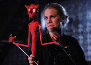 Ali Kennedy Scott as the Prince of Darkness in Life is A Dream (1677) part of CALDERON'S TWO DREAMS. Photo by Theo Cote. @ BroadwayWorld Ali Kennedy Scott as the Prince of Darkness in Life is A Dream (1677) part of CALDERO Photo