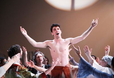 Dan Solomon as Man with the Ensemble in Life is A Dream (1677) part of CALDERON'S TWO Photo