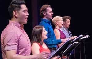 Karl Josef Co, Meghan Picerno, Michael Halling, Rachel De Benedet, Brian Charles Rooney @ BroadwayWorld Karl Josef Co, Meghan Picerno, Michael Halling, Rachel De Benedet, Brian Charles Roon Photo