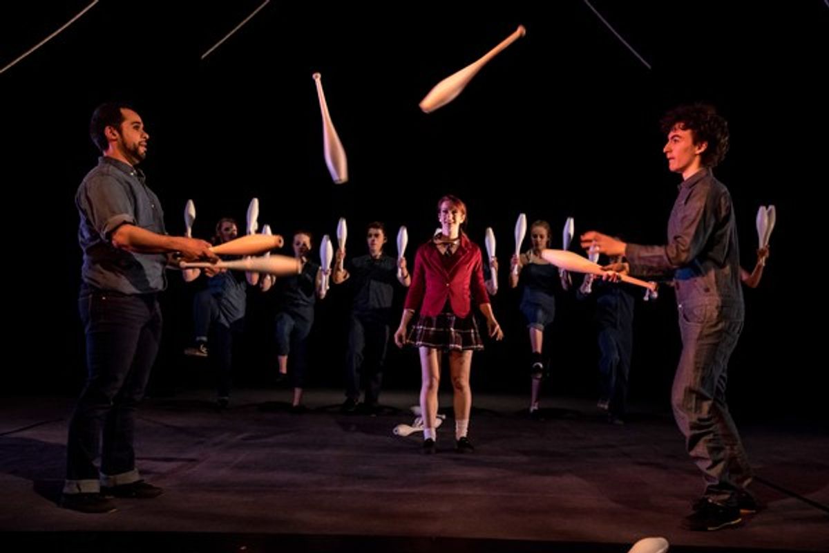 Center Kate Braland and the cast of Quest from Actors Gymnasium at 