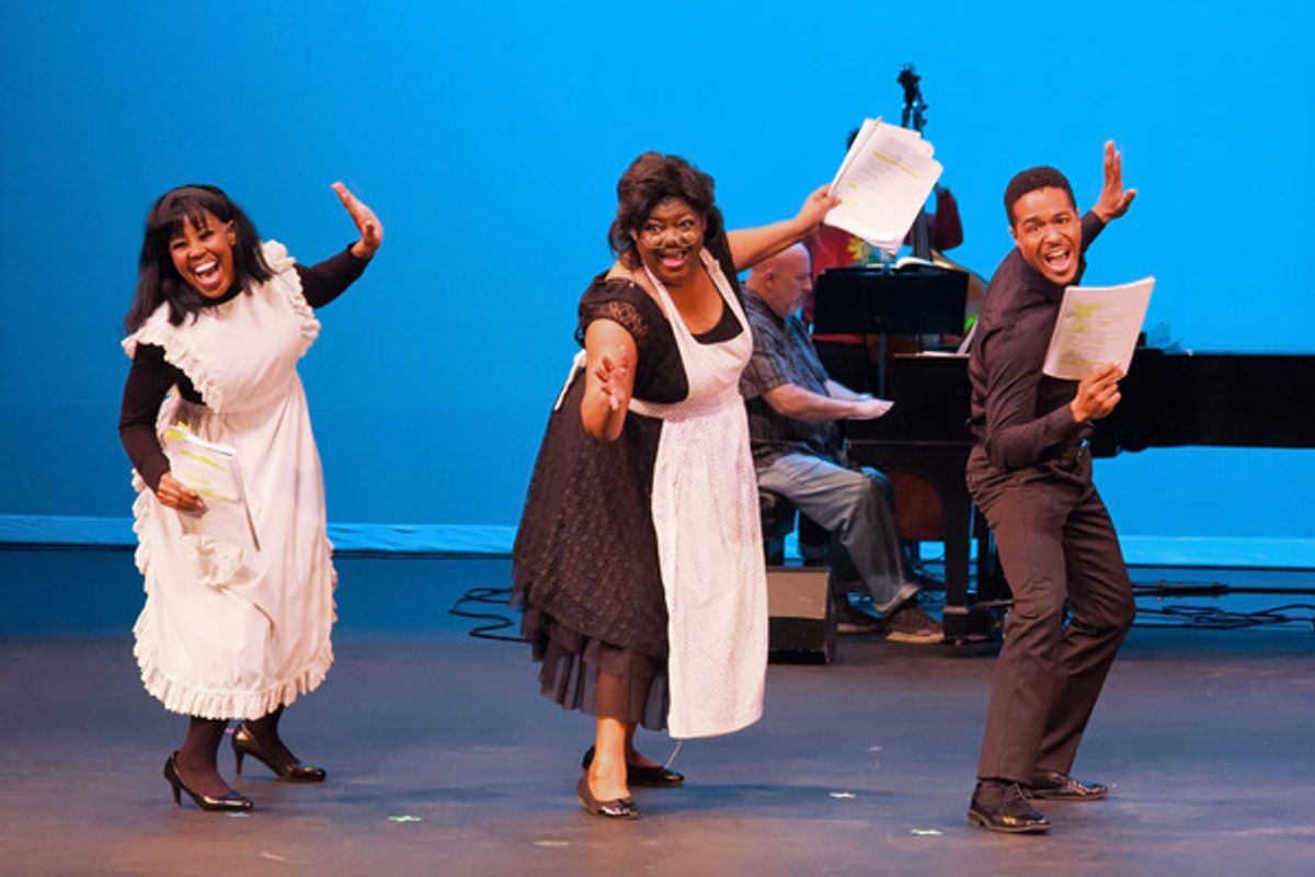 Sharon Catherine Brown, Carol Dennis and Trevon Davis at 