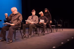 James Gleason, Damon Kirsche, Trevon Davis and Sharon Catherine Brown Photo