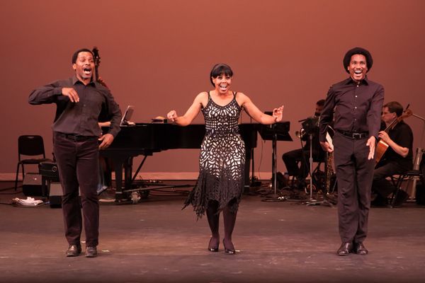 Anthony Manough, Sharon Catherine Brown and Eric B. Anthony Photo