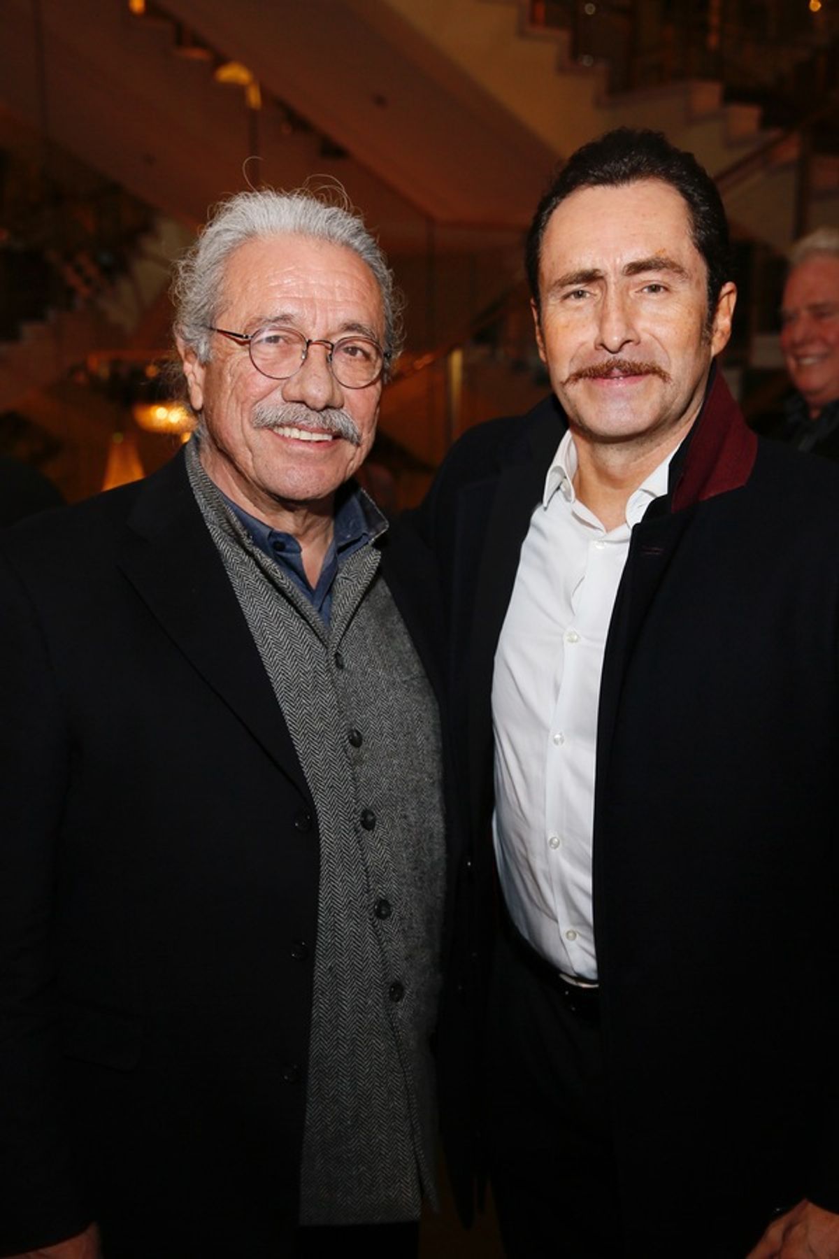 Actor Edward James Olmos and cast member Demian Bichir at 