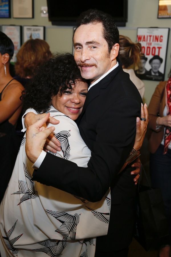 Choreographer Maria Torres and cast member Demian Bichir Photo