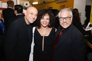 Associate director Kinan Valdez, choreographer Maria Torres and writer/director Luis Valdez @ BroadwayWorld Associate director Kinan Valdez, choreographer Maria Torres and writer/director Luis Photo