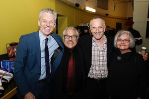 Center Theatre Group Artistic Director Michael Ritchie, writer/director Luis Valdez, Center Theatre Group Associate Artistic Director Neel Keller and Lupe Valdez @ BroadwayWorld Center Theatre Group Artistic Director Michael Ritchie, writer/director Luis Valdez, Photo