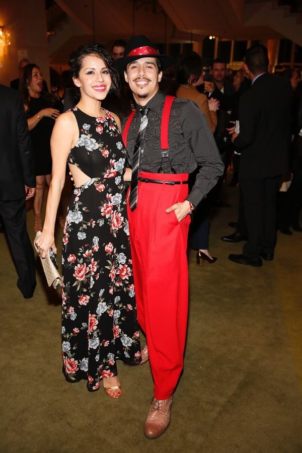 Cast members Rocio Lopez and Michael Naydoe Pinedo Photo