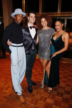 Cast members Raphael Thomas, Evan Strand, Mariela Arteaga and Holly Hyman @ BroadwayWorld Cast members Raphael Thomas, Evan Strand, Mariela Arteaga and Holly Hyman Photo