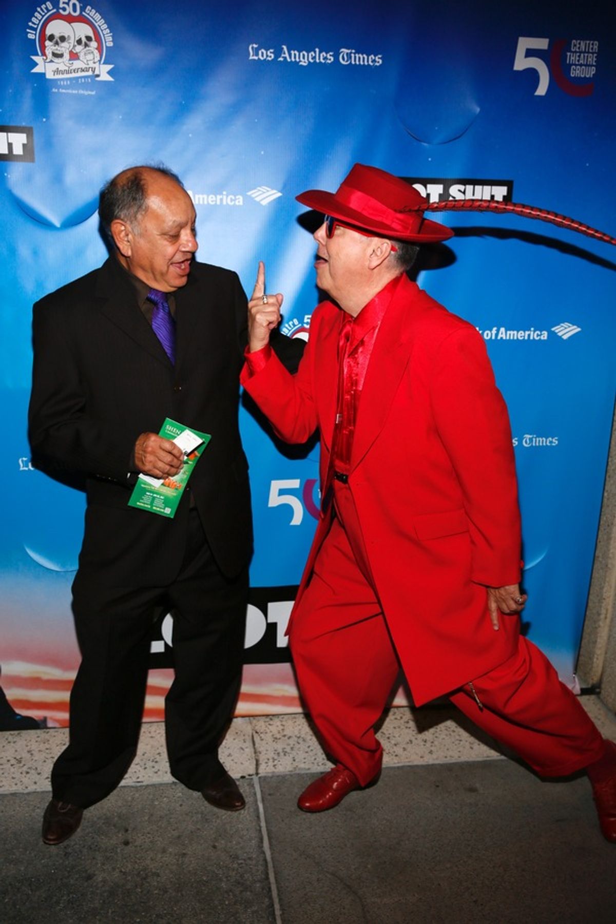 Actors Cheech Marin and Daniel Guerrero at 