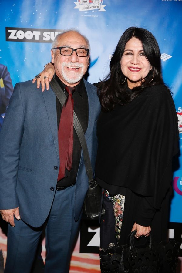 Jose Luis Valenzuela and actor Evelina Fernandez Photo