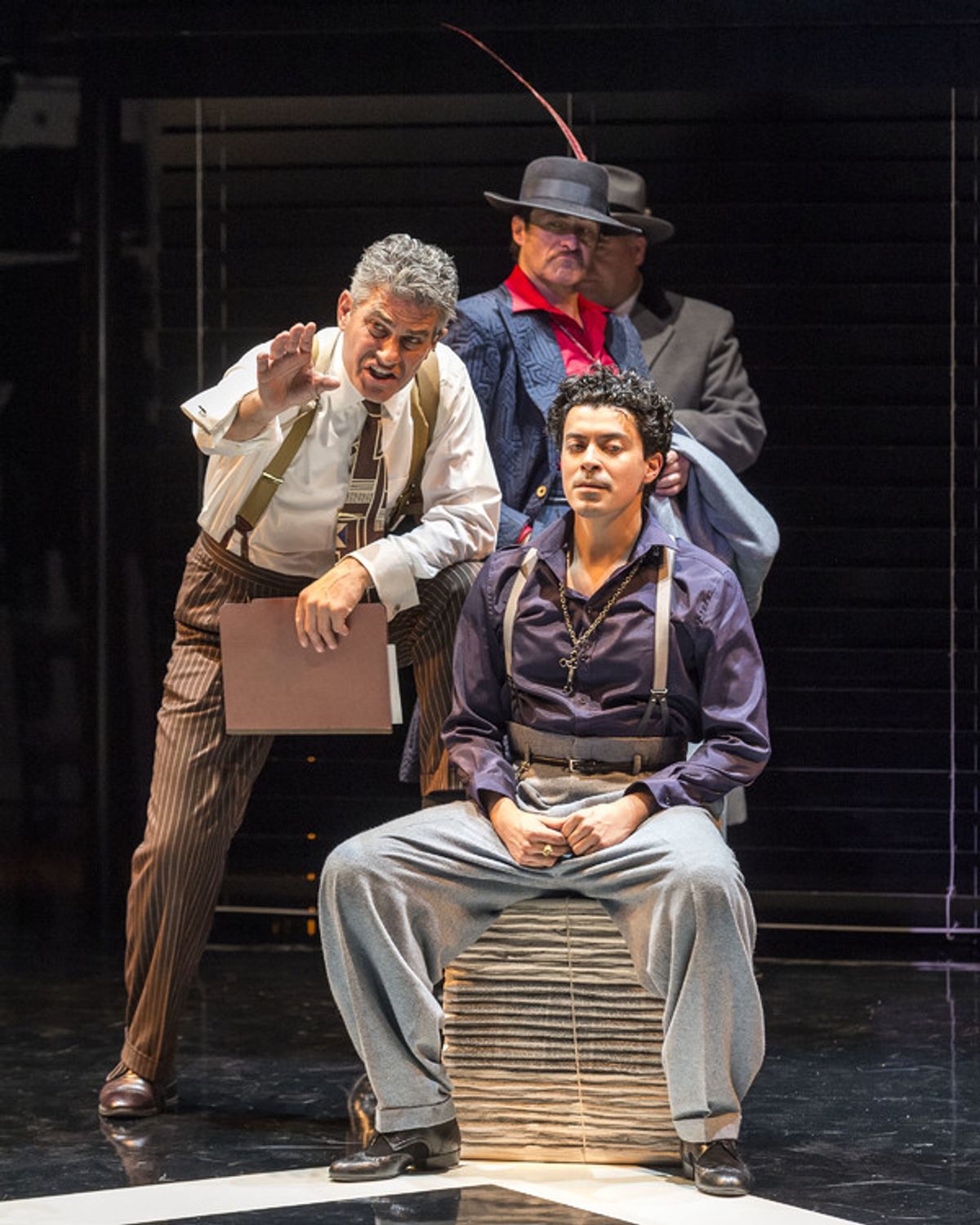 Richard Steinmetz, Demian Bichir, Matias Ponce (seated) and Tom G. McMahon (obscured) at 