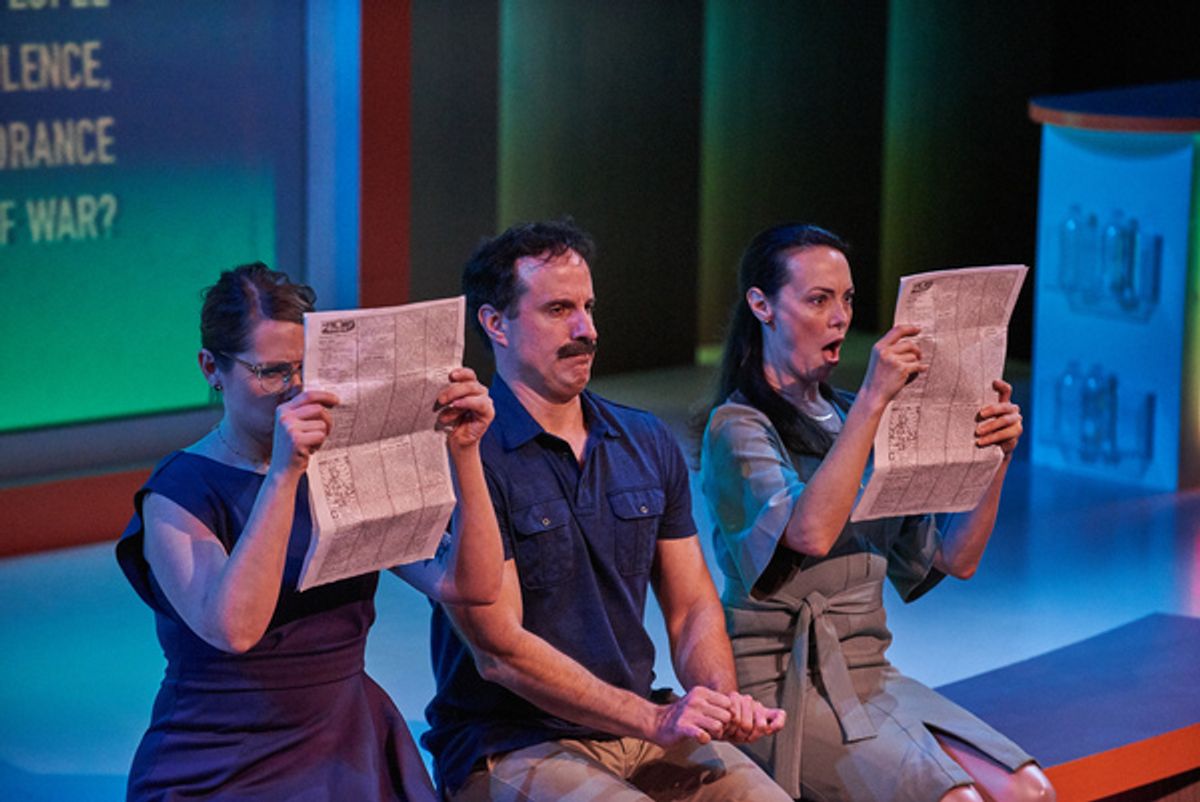 Amber Nash, Dan Triandiflou and Tara Ochs at 