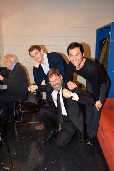 Dakin Matthews, Jay Armstrong Johnson, David Staller and Carman Lacivita Photo