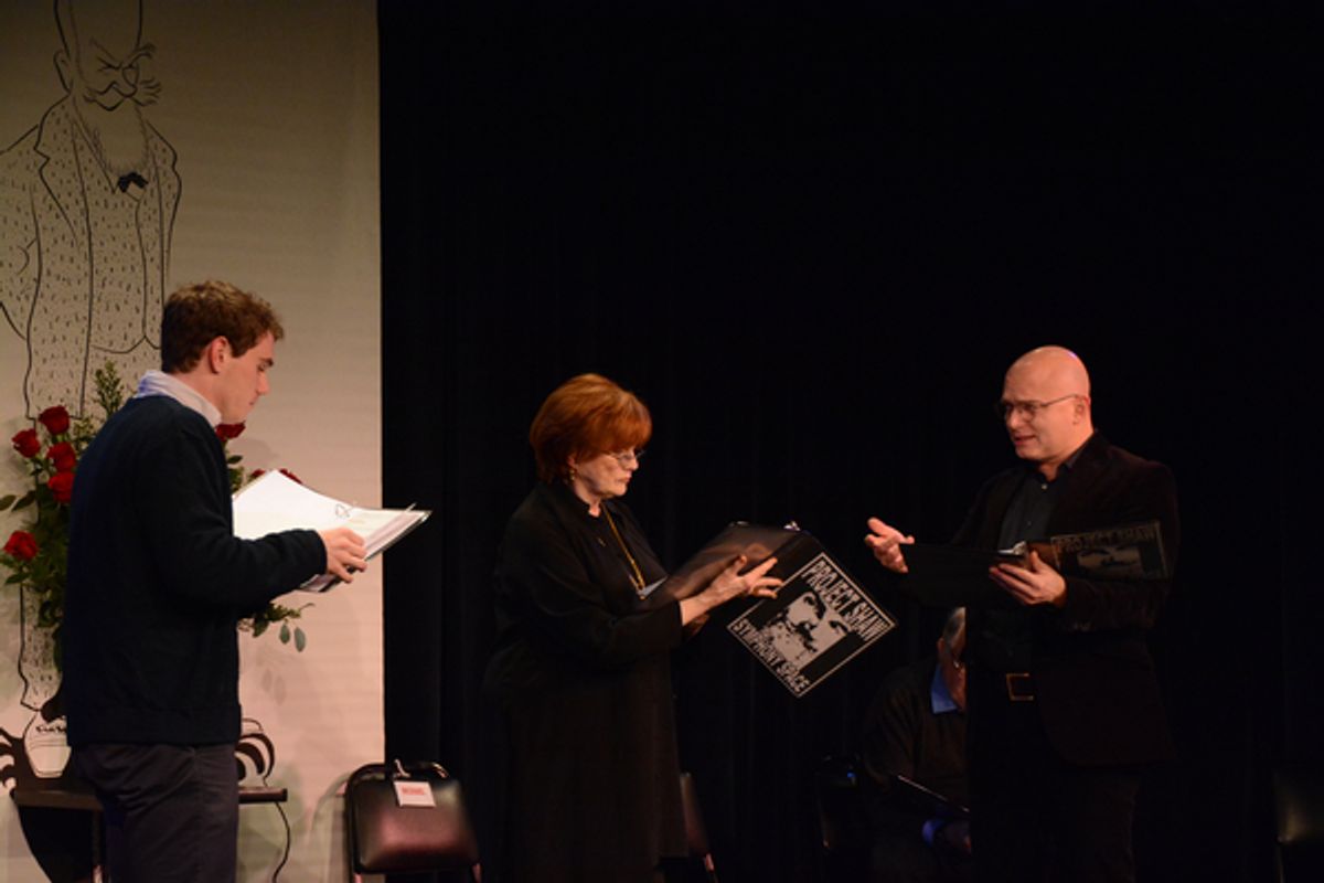 Blair Brown, Jay Armstrong Johnson and Michael Cerveris at 