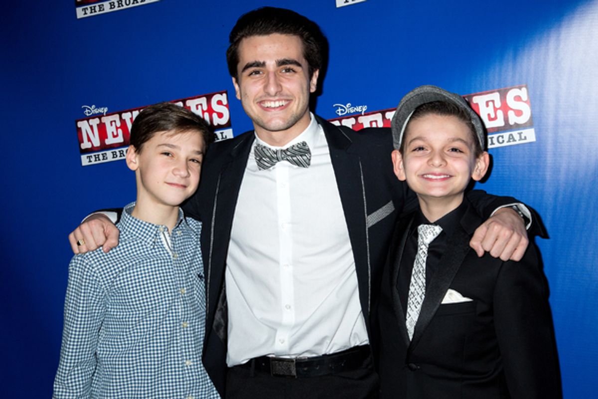 Zachary Unger, Giuseppe Bausilio, Luca Padovan at 