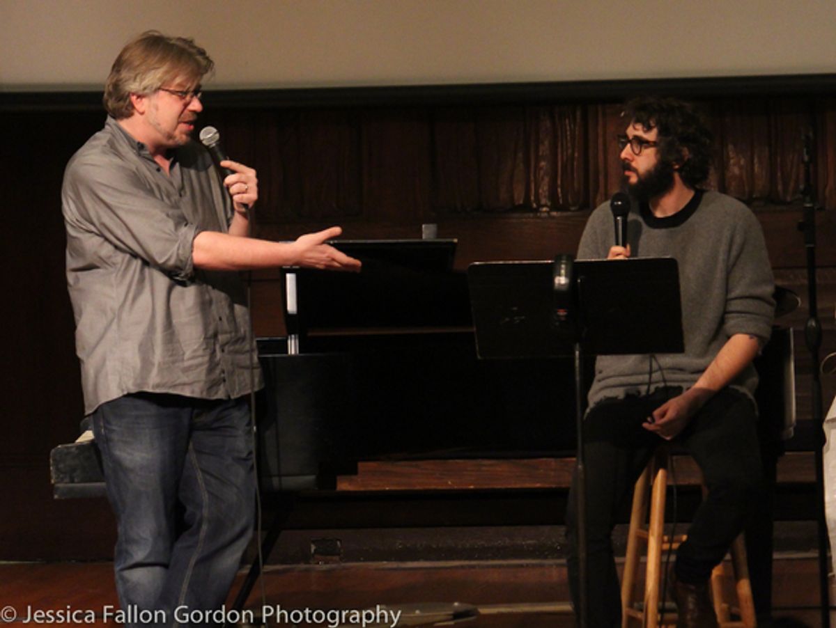 Dave Malloy and Josh Groban at 