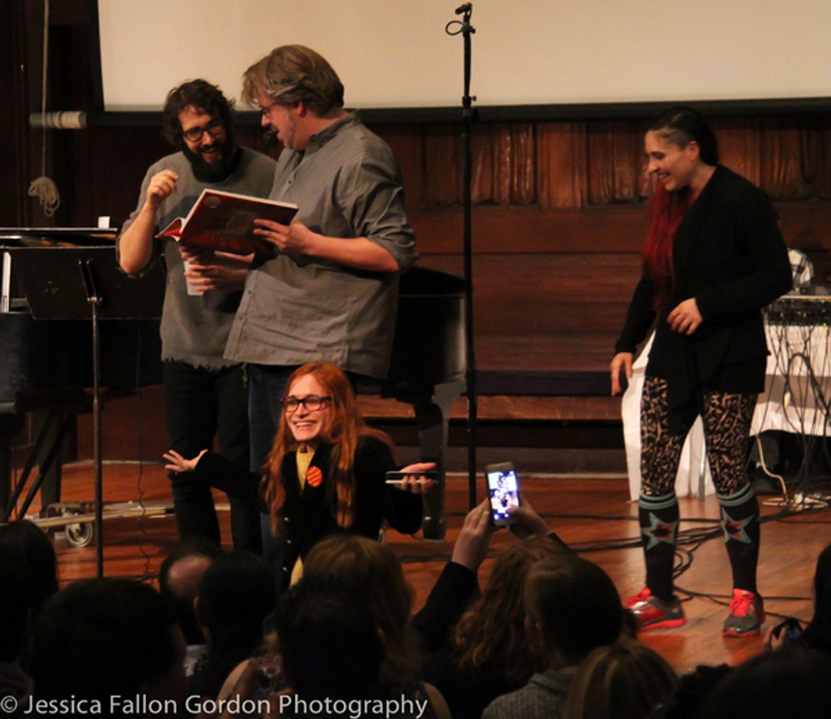 Dave Malloy and Josh Groban at 