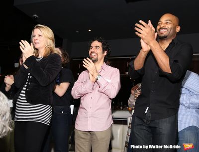 Kelli O'Hara, Alex Lacamoire and Brandon Victor Dixon  Photo