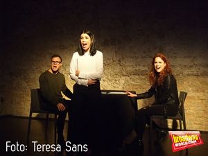 Adrian Rodriguez, Paula Berenguer y Lucia Torres Photo