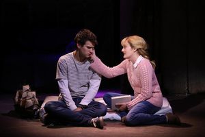Brandon Flynn and Laura Darrell @ BroadwayWorld Brandon Flynn and Laura Darrell Photo