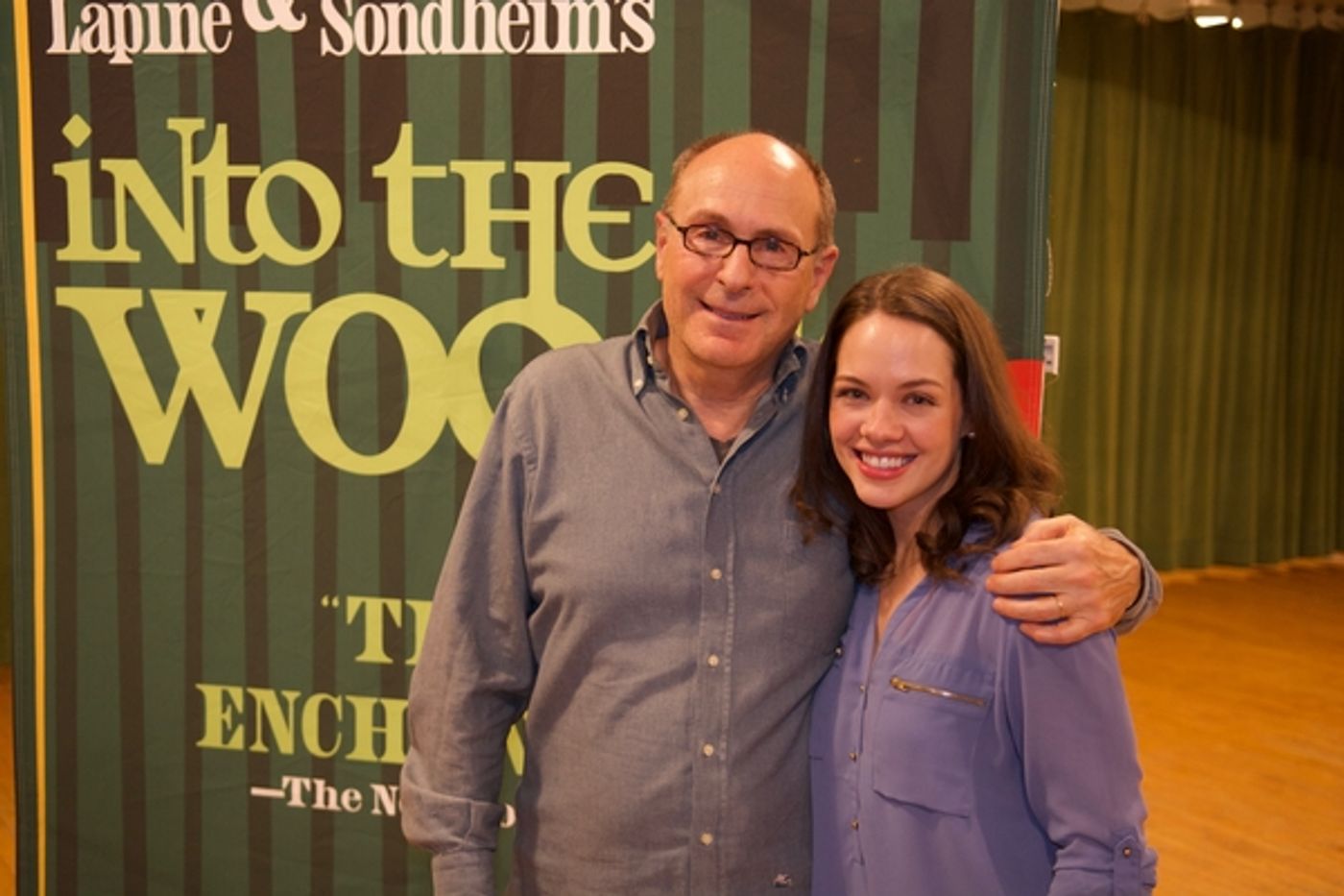 Photo Flash: James Lapine and Joanna Gleason Visit the National Tour of INTO THE WOODS  Image