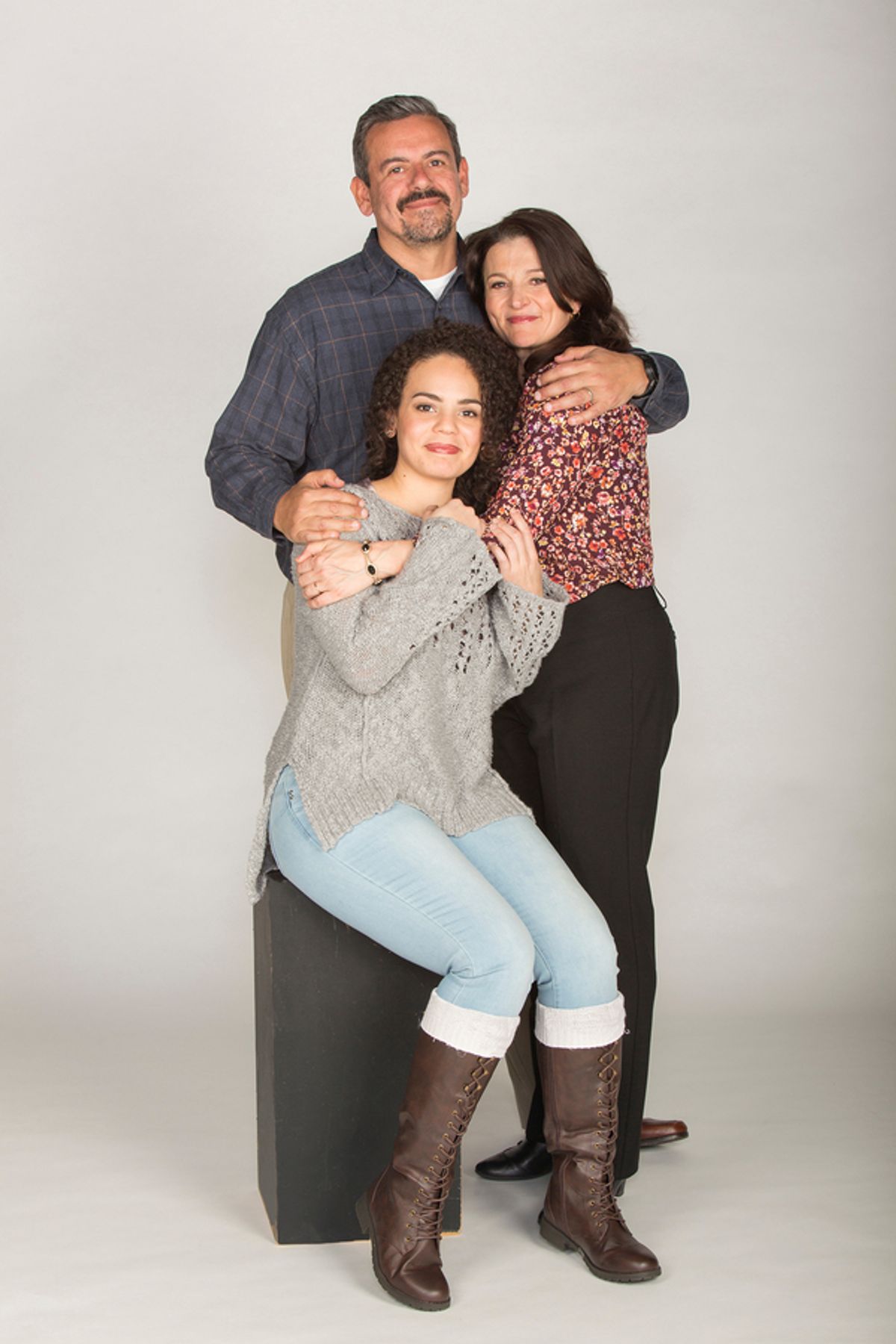 Frank Pando, Antoinette LaVecchia and Nataysha Rey  at 