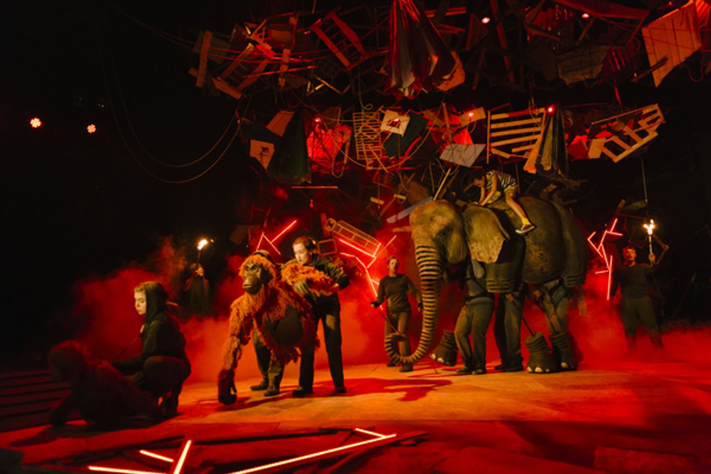 Photo Flash: First Look at Production Photos for the UK Tour of RUNNING WILD  Image