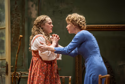 Caroline Neff (Sonya) and Kristen Bush (Yelena) Photo