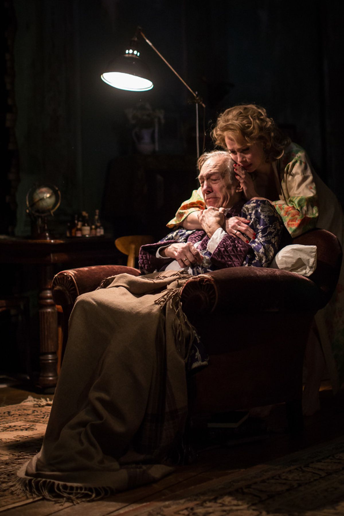 David Darlow (Serbryakov) and Kristen Bush (Yelena) at 