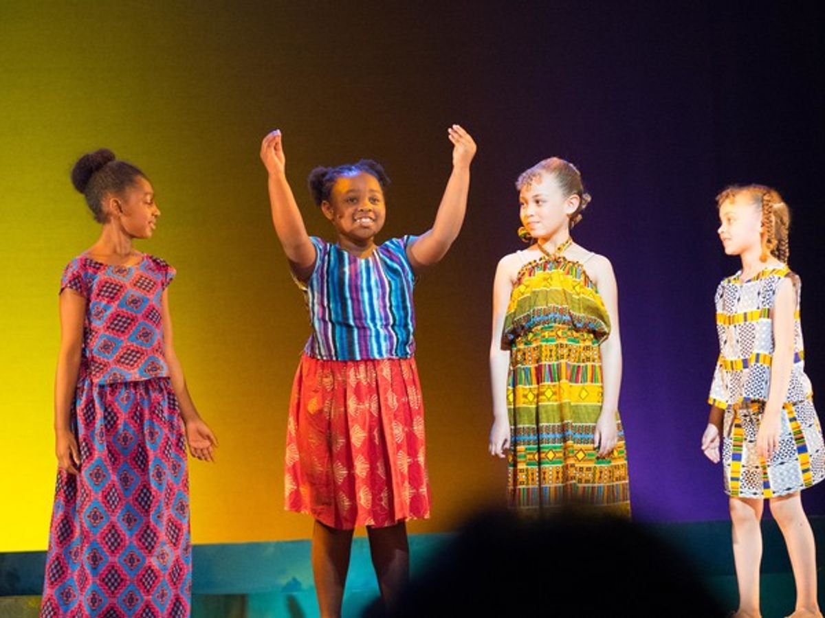 Inaya Reddick, Kayla Joy Smith, Kennedy Nibbe, and Mackenzie Nibbe at 