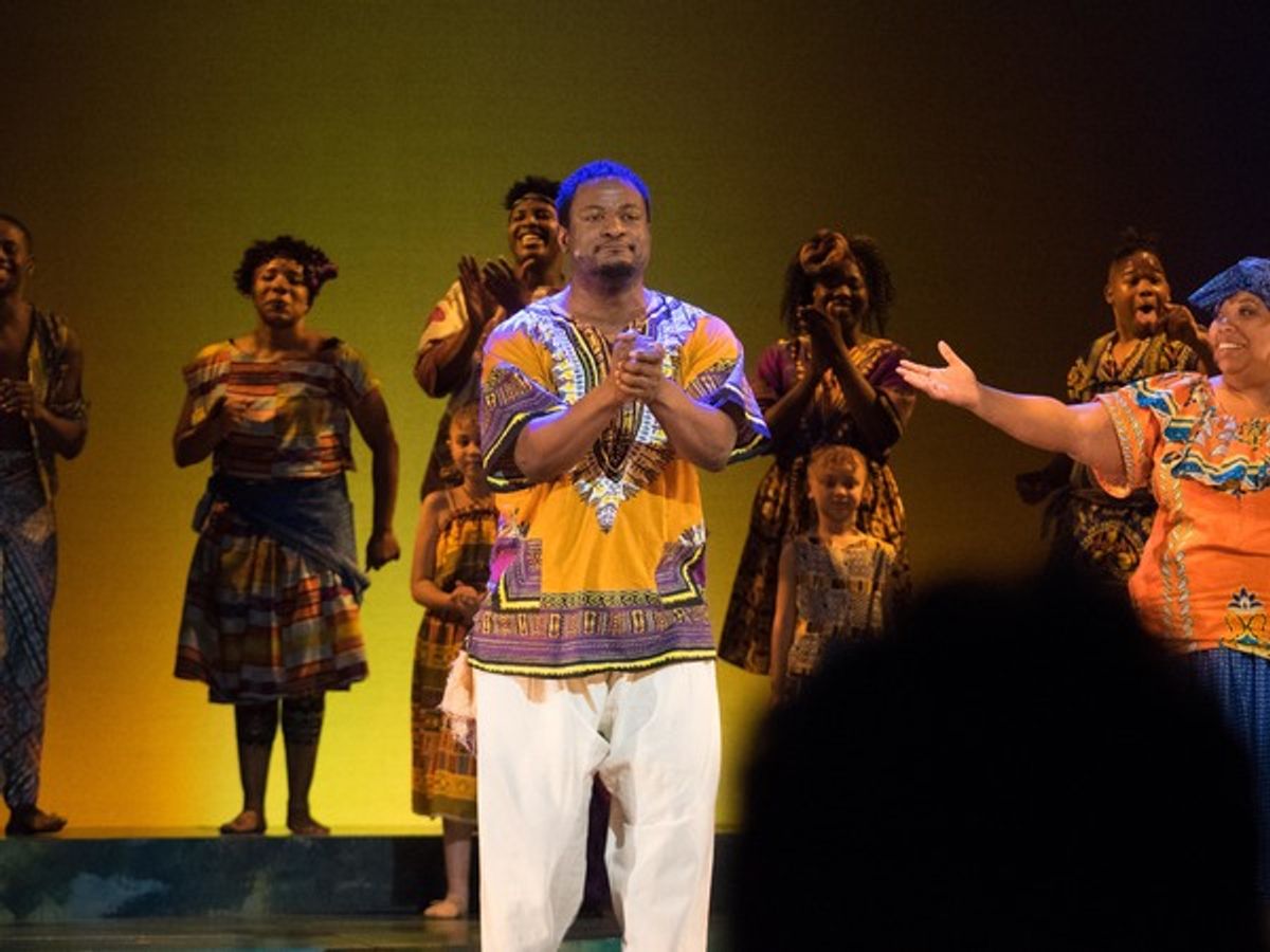 Keith Jefferson at Curtain Call and Press Night Celebration of 3D Theatricals ONCE ON THIS ISLAND