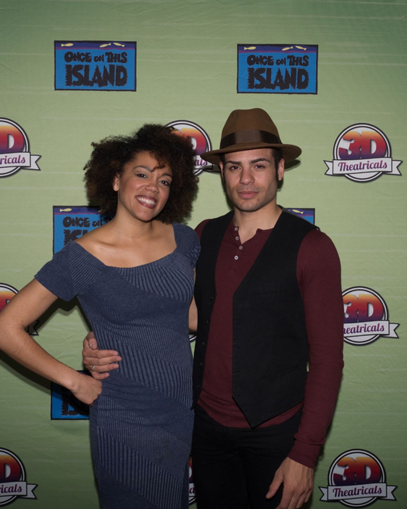 Photo Coverage: Curtain Call and Press Night Celebration of 3D Theatricals ONCE ON THIS ISLAND  Image