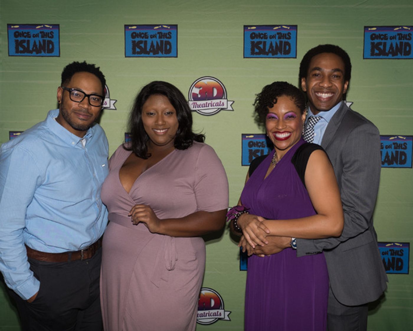 Photo Coverage: Curtain Call and Press Night Celebration of 3D Theatricals ONCE ON THIS ISLAND  Image