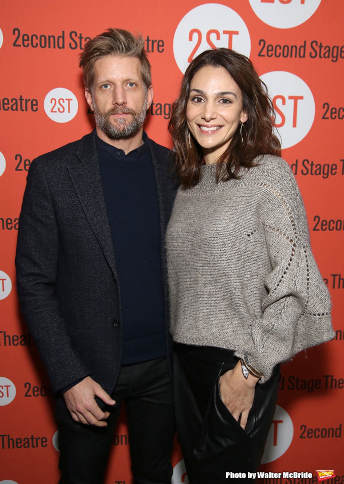 Paul Sparks and Annie Parisse  at 