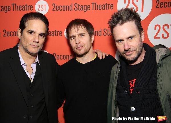 Yul Vazquez, Sam Rockwell and  Josh Hamilton Photo