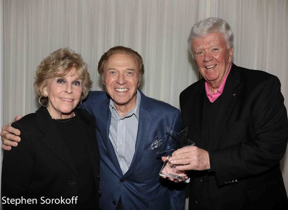 Sally Robinson, Steve Lawrence, Dick Robinson at 