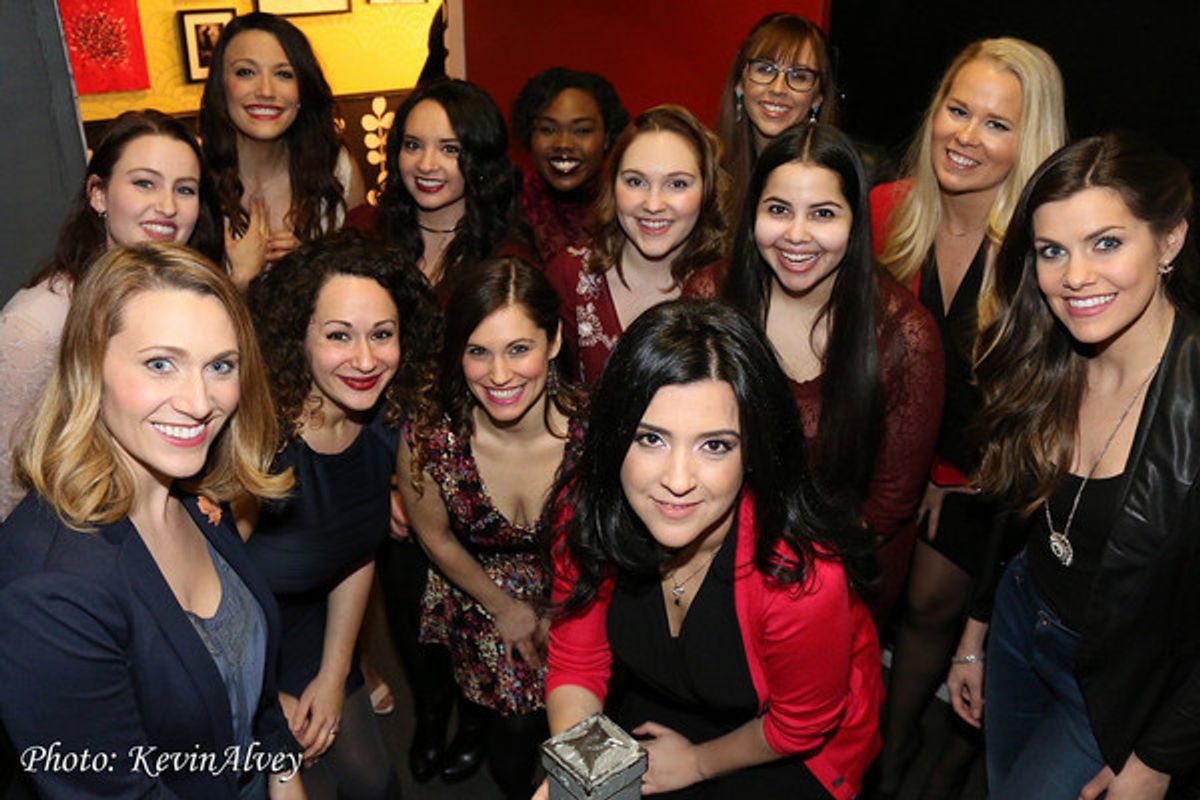 Stephaie Turci, Caroline Bowman, Virginia Cavaliere, Molly Model, Meg  Zervoulis, Haley Boyd, Siri Howard, Alicia Krakauer, Jessica Mortellaro, Megan Minutillo, Ariana Sepulveda, Lizzie Klemperer at 