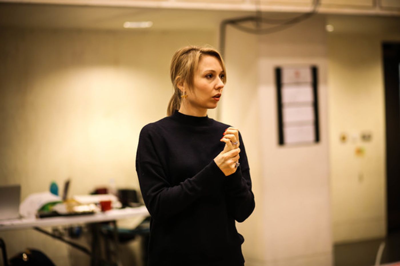 Photo Flash: Inside Rehearsal for LIMEHOUSE at Donmar Warehouse  Image