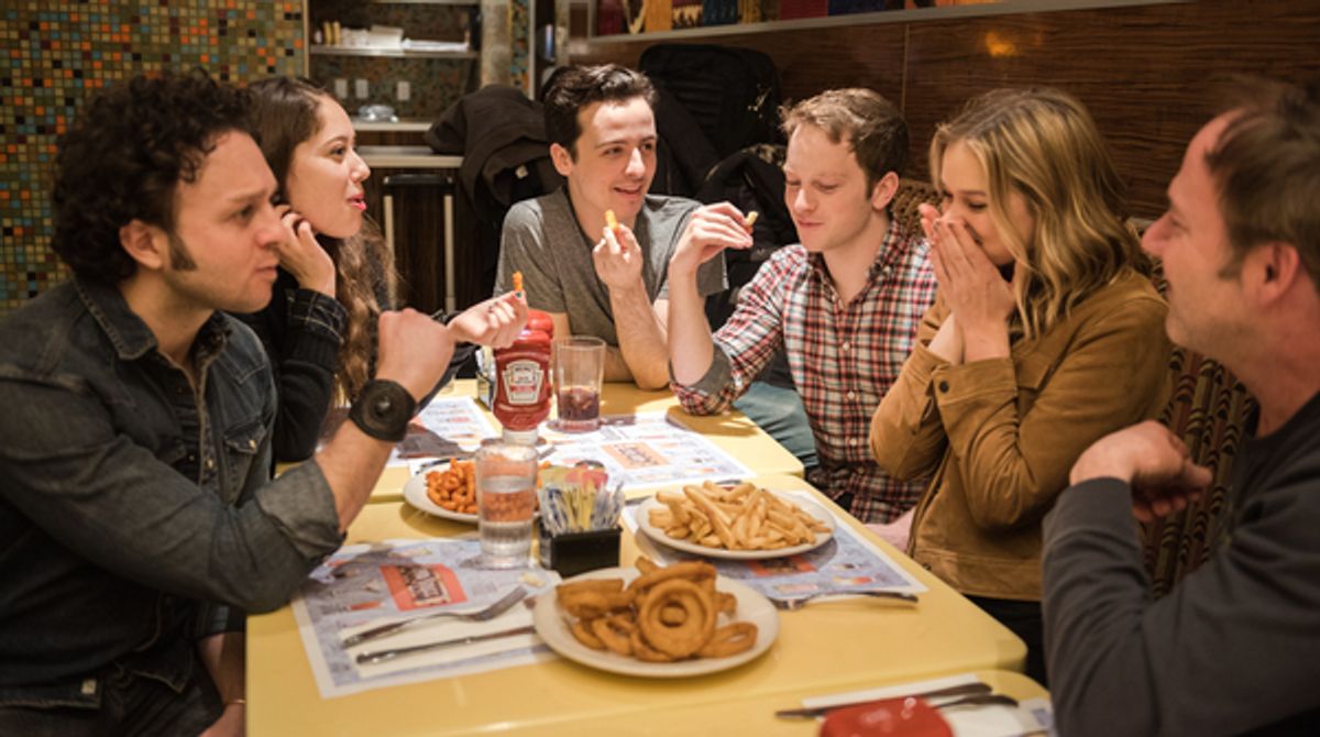 James Kautz, Rachel Franco, Sean Patrick Monahan, Spencer Davis Milford, Elizabeth Lail, Matthew Lawler at 