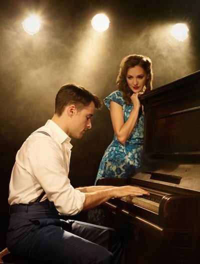 Corey Cott and Laura Osnes Photo