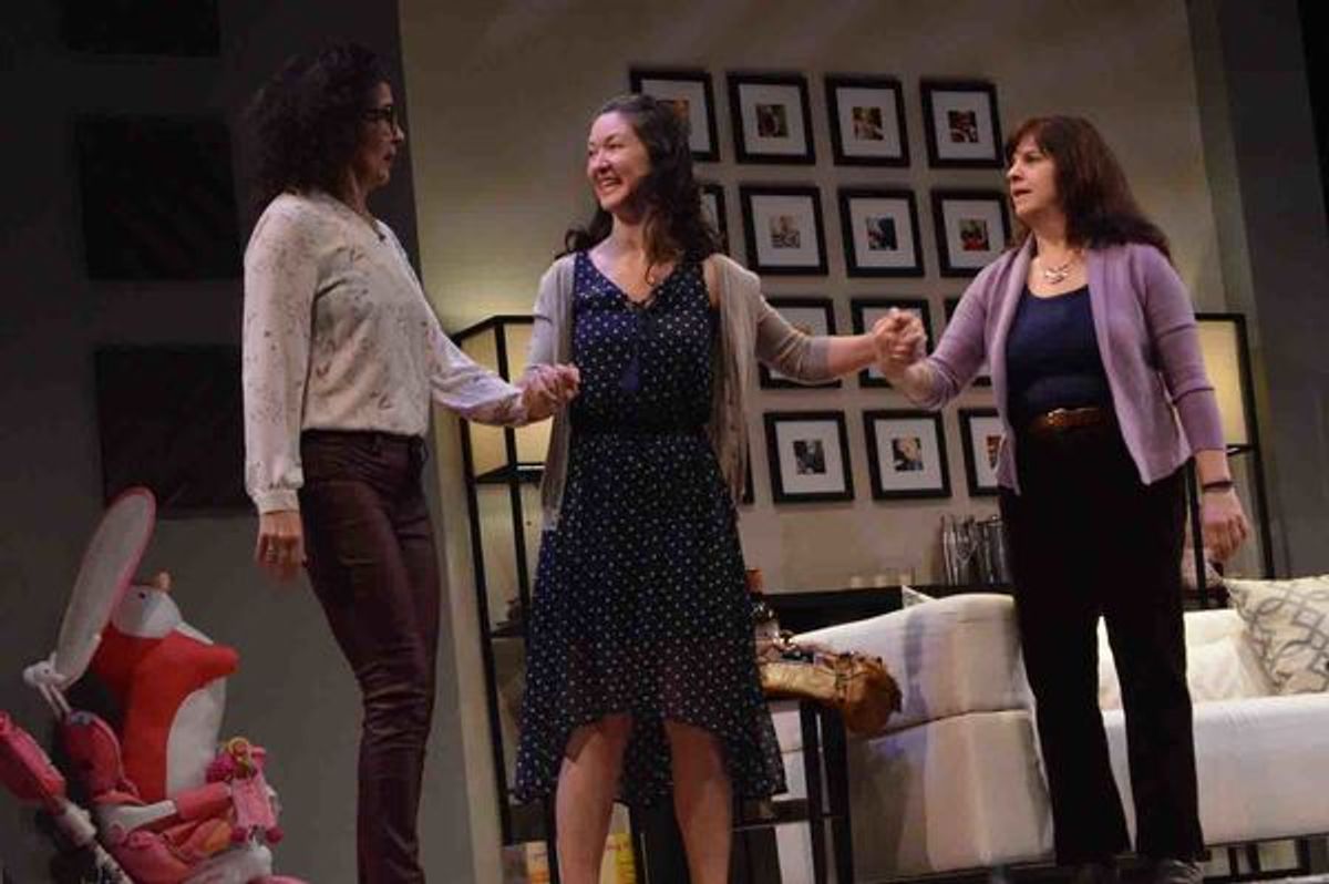 Katrina Ferguson, Diana Cherkas and Susan Barrett at 