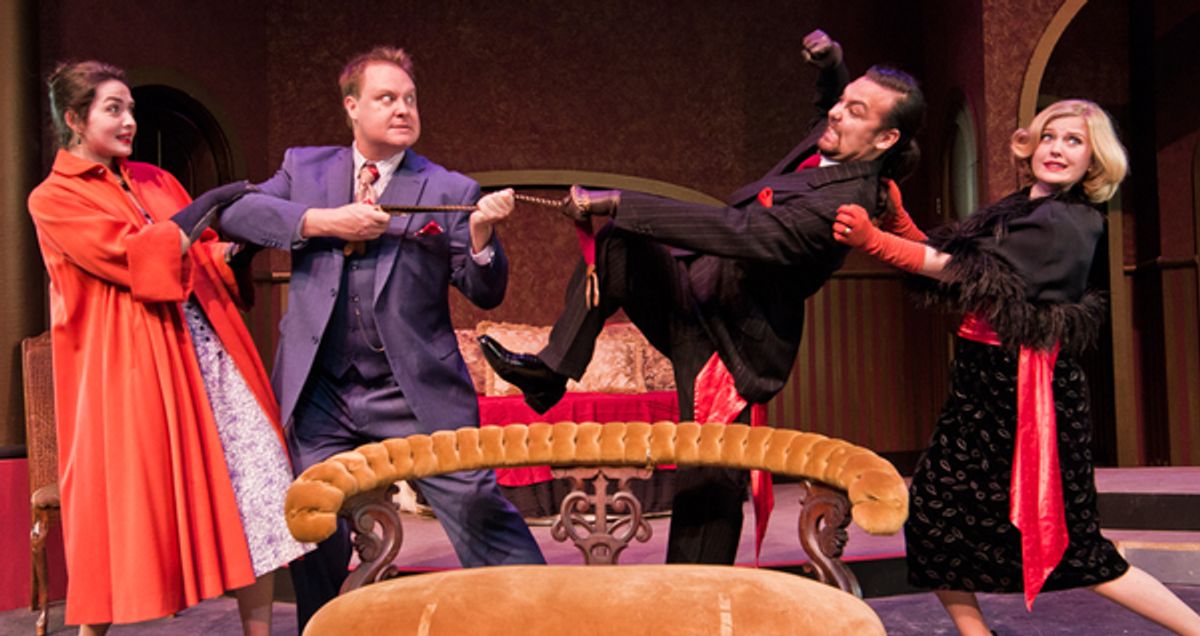 Addison Clarke, Sean Jackson, Pacomio Sun and Courtney Schwass at 