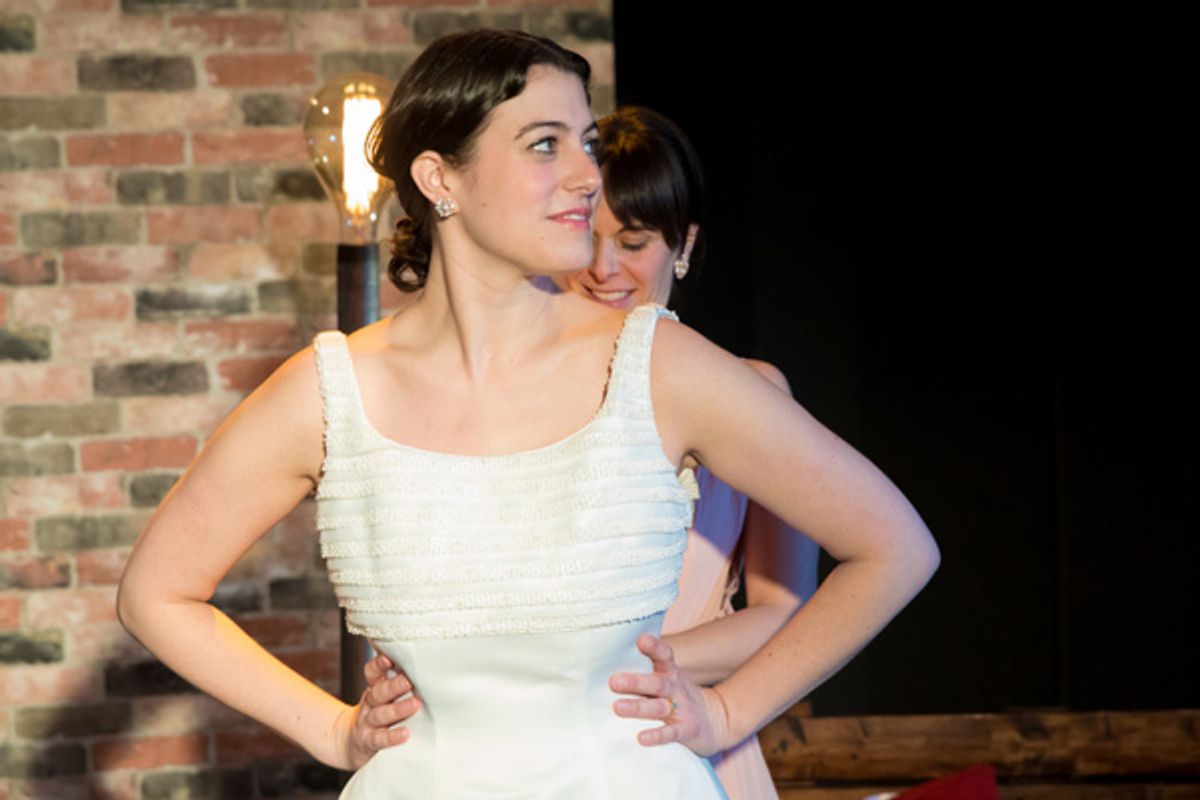 Simone Serra and Amanda Jones at 